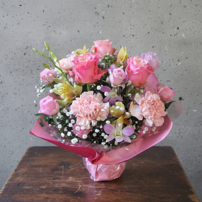 ピンクの花畑