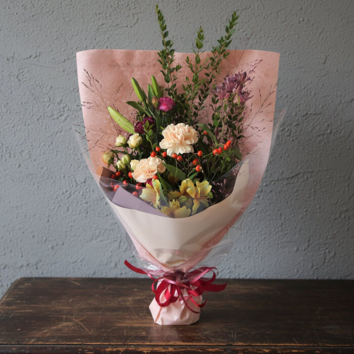 季節を大事に　秋の花束