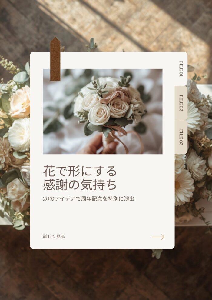周年記念のアイデア20選｜社員・取引先への感謝が伝わる花の演出｜パルテール